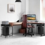 1756526914 ybing pc stand 2 tier computer tower stand with drawer mobile computer.jpg