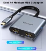 1756605162 vienon usb c to dual hdmi adapter 4k@60hz usb c hub hdmi adapter for.jpg