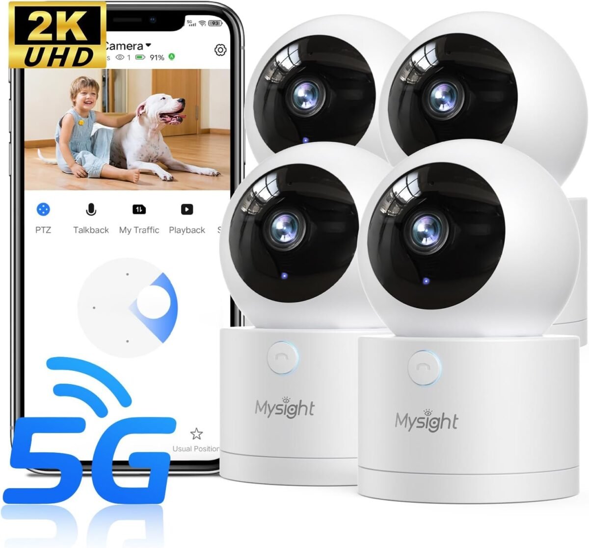 5g 2.4g 2k pantilt security cameras for home security indoor ai.jpg