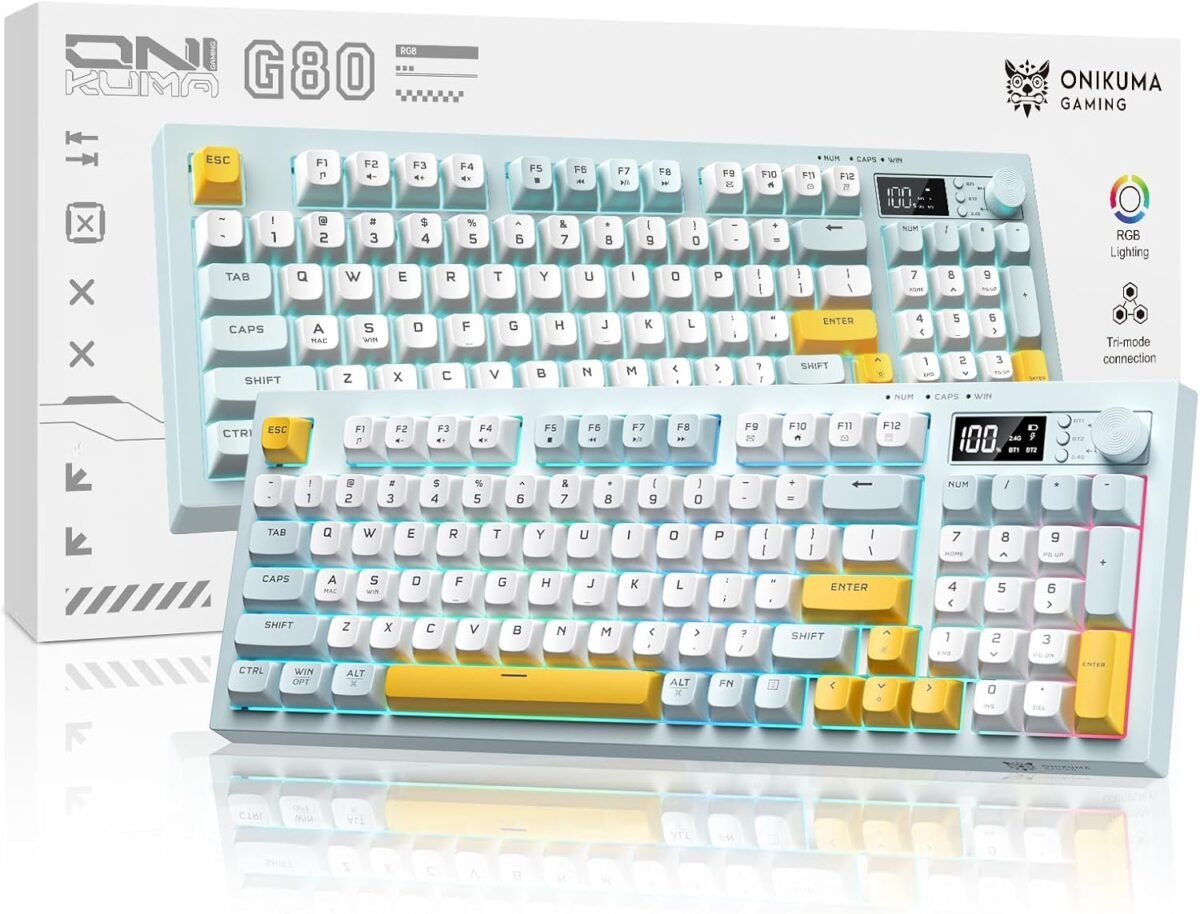 94 keys wireless keyboard with lcd screen multifunction knob3 mode.jpg