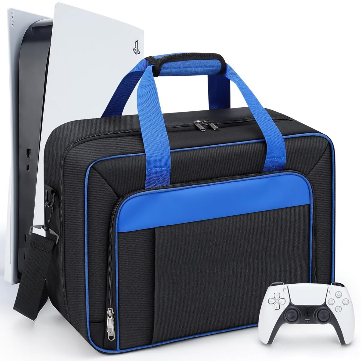 Carrying case for ps5 travel thickened protective bag compatible with.jpg