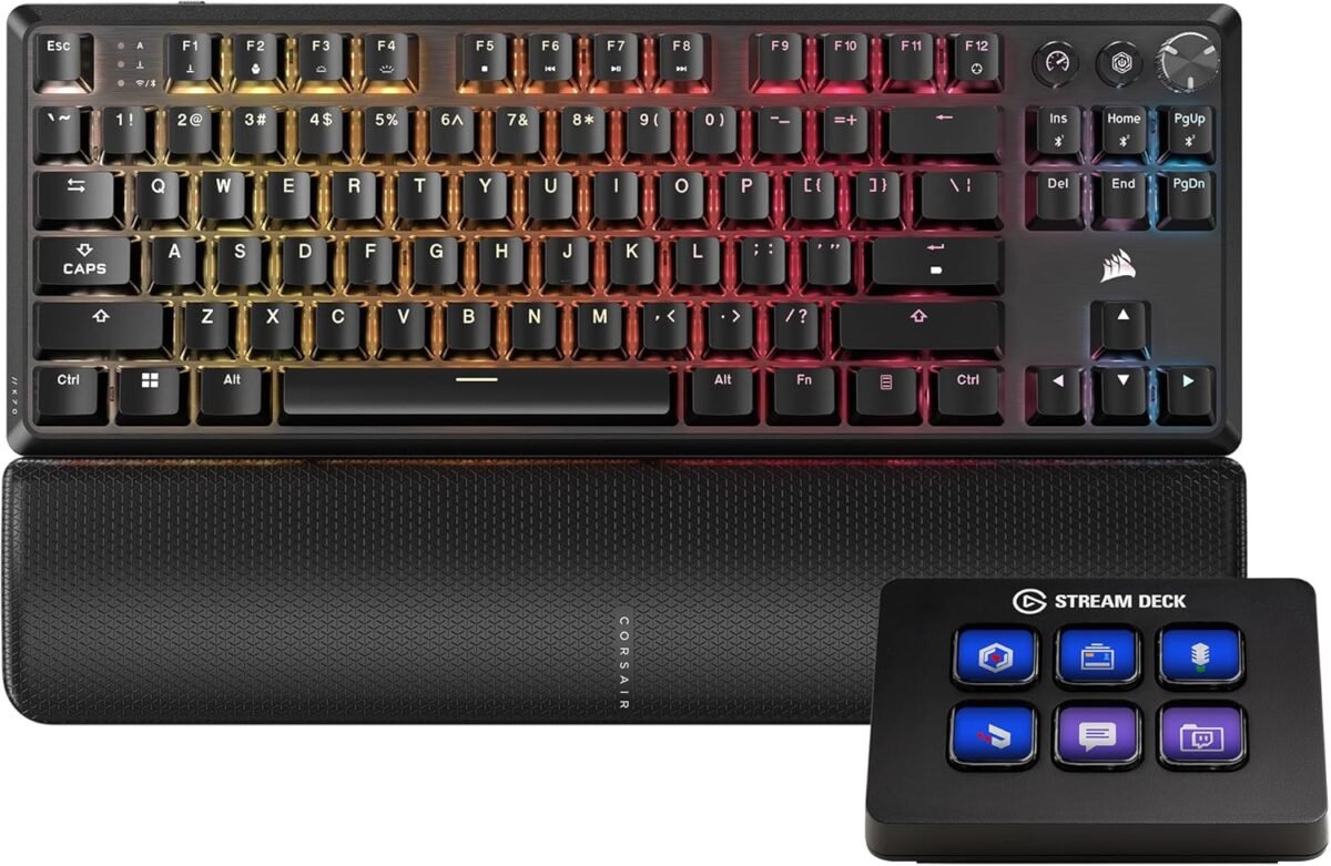 Corsair k70 core tkl wireless elgato stream deck mini bundle mecha.jpg