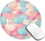 Cotton candy round mouse pad 8 inch comfort gaming mousepad stitched.jpg