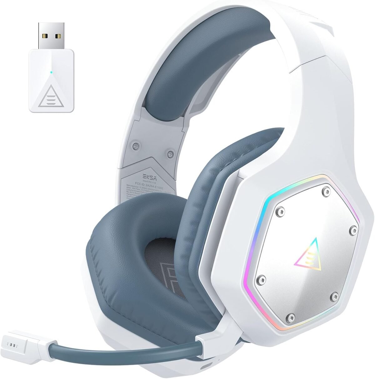 Eksa e1000wt wireless gaming headset2.4ghz usb gaming headphones with.jpg