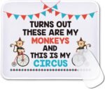 Funny monkey mouse pad gifts turn out these are my monkeys and this.jpg