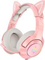 Gaming headset 3.5mm pink headphones with microphone surround sound.jpg