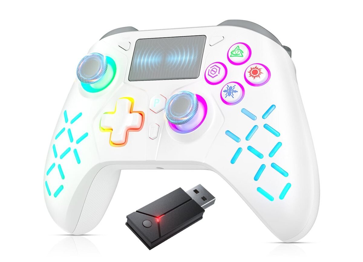 Gamrombo wireless gaming controller for playstation 5 ps5 with rgb.jpg