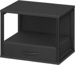 Hoobro 2 tier desktop printer stand with drawer under desk printer ta.jpg