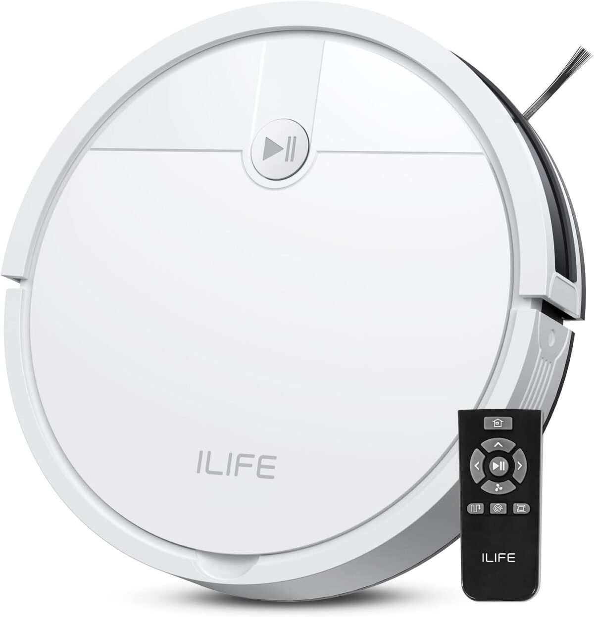 Ilife v2 robot vacuum cleaner tangle free suction 120 mins runtime.jpg