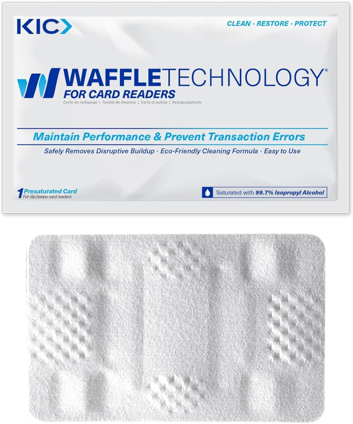 Kicteam waffletechnology® cleaning cards for card reader payment mac.jpg