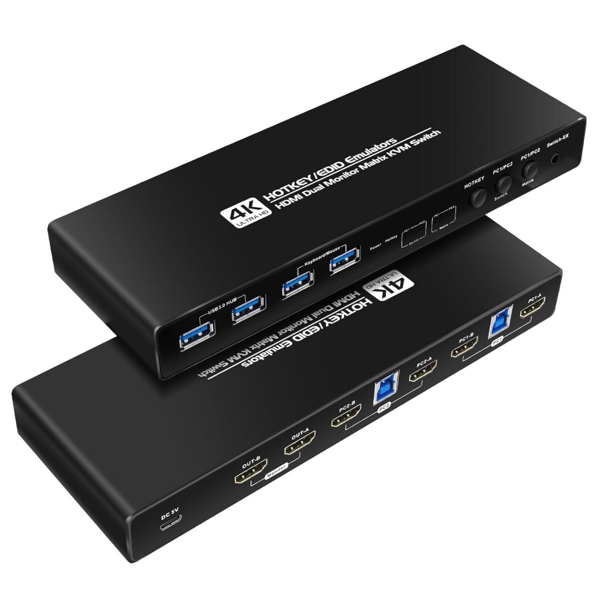 Kvm switches hdmi matrix 2 monitors 2 computers edid emulator 2k 144hz.jpg