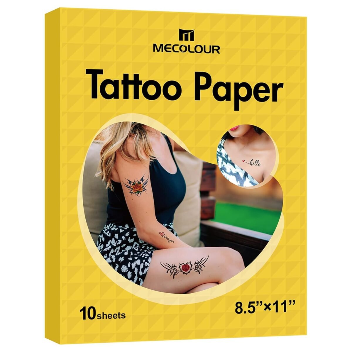 Mecolour printable temporary tattoo paper 8.5x11 10 sets for inkjet.jpg