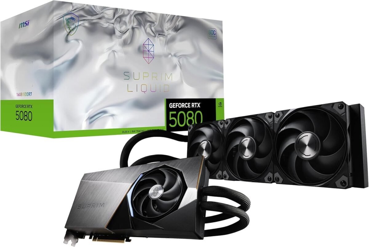 Msi geforce rtx 5080 16g suprim liquid graphics card rtx 5080 gpu 1.jpg