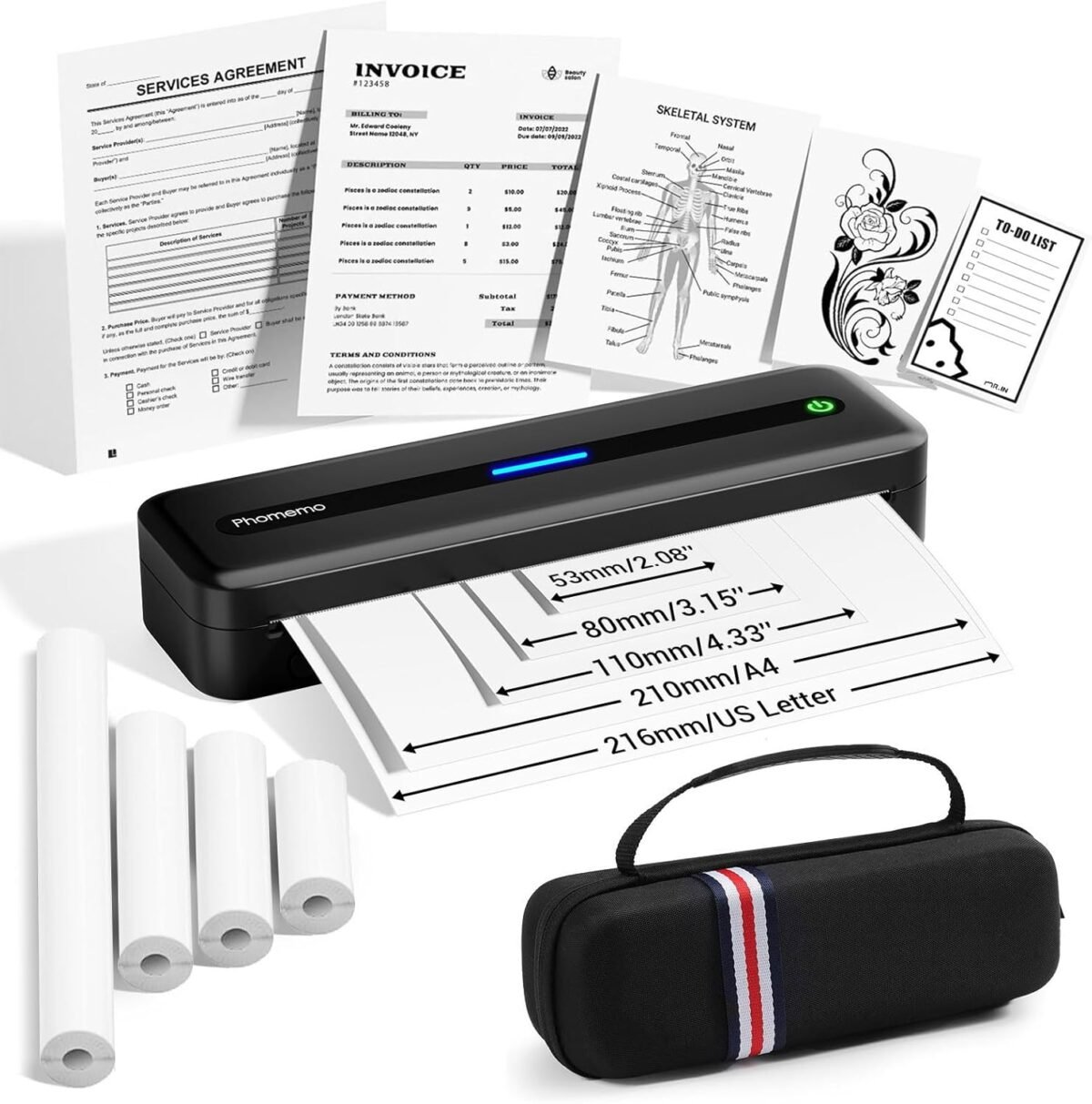 Phomemo portable printers wireless for travel m832 inkless bluetooth.jpg