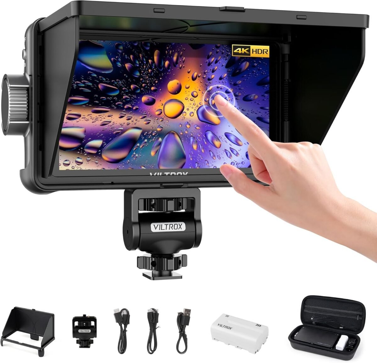 Viltrox dc 550 touch screen dslr camera field monitor 1200 nits high b.jpg