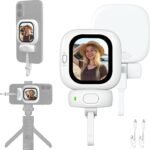 Vlogmate mini vlog selfie monitor screen for iphone wired back camera.jpg