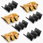 14 pcs taco holder stands black large tray plates plastics holder for.jpg