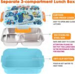 1756785927 stainless steel bento lunch box for kids 800ml27oz bpa free leak pro.jpg