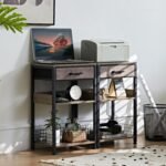 1756882932 lerliuo grey printer stand with fabric drawer 3 tier industrial side.jpg