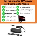 1757470550 20v power cord for msi monitors compatible with msi monitors optix g24.jpg