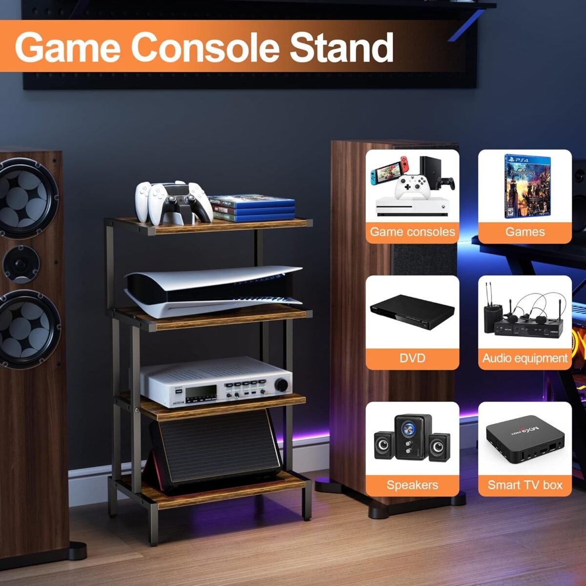 1757742813 aquzee game console stands 4 tier stereo stand cabinet for small spac.jpg
