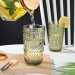 1757997811 joeyan green vintage drinking glassesembossed boho sunflower highball.jpg