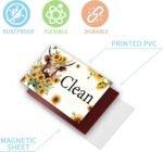 1759122374 dishwasher magnet clean dirty sign sunflower highland cow double side.jpg
