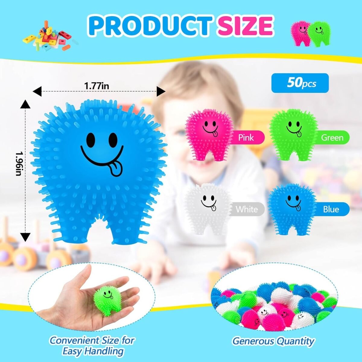 1759122625 50 pcs mini tooth toys fidget stress relief puffer squeezy dental dent.jpg