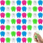 50 pcs mini tooth toys fidget stress relief puffer squeezy dental dent.jpg