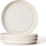 Artena salad plates set of 4 8.5 inch embossed ceramic dinner for app.jpg