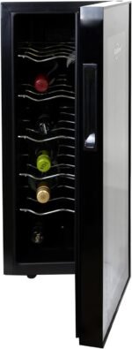 Koolatron wine fridge wine cooler 12 bottle wine cabinet for champa.jpg
