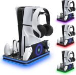 Playstation portal charger ps5 stand and cooling station with rgb led.jpg