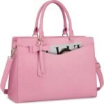 Rainsmore laptop bag for women 15.6 inch pu tote bag business office w.jpg