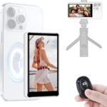 Selfie monitor screen iphone wireless back camera mirror with bluetoo.jpg