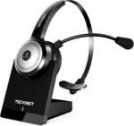 Tecknet wireless headset for work 40hrs worktime ai noise cancelling.jpg