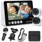 Bonoch 5 1440p baby car camera for 2 kids 360° rotating adjustable.jpg