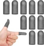 10pcs gaming finger sleeves breathable thumb gloves for gamer silver.jpg