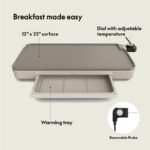 1759298957 bella 12 x 22 electric griddle with warming tray evergood ceramic.jpg