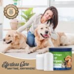 1759369530 dog teeth cleaning wipes 100 value pack fresh mint dog dental wipe.jpg