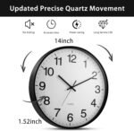 1759468456 inbagi 8 pcs wall clock large silent battery operated wall clocks mode.jpg