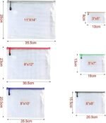1760246706 oaimyy 16 pcs 6 x 8 inch mesh zipper pouch plastic zip file folder.jpg