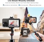 1760411647 sunpin magnetic selfie monitor with speaker wireless clip on vlog scr.jpg