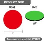 1760679493 75 pcs 1 double sided red green magnets flip over colored magnetic d.jpg