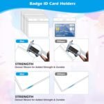 1760766028 200 pcs clear plastic horizontal name tag badge id card holders for of.jpg