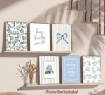 1760939105 6 pcs blue hydrangea bow canvas wall art how lucky are we poster print.jpg
