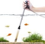 Gravel vacuum for aquarium fish tank cleaner kit mini manual fishtan.jpg