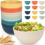 12 pcs unbreakable cereal bowls set 26 oz wheat straw bowl sets micr.jpg