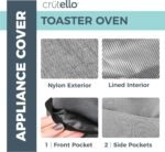 1762586781 crutello 9 slice toaster oven cover with storage pockets for small a.jpg