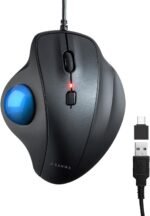 Sanwa wired ergonomic trackball mouse optical vertical rollerball mic.jpg